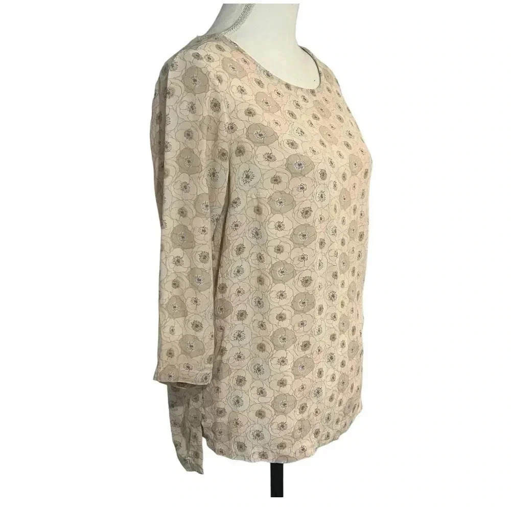 Lauren Conrad size M pullover blouse in pastels EUC - Picture 3 of 9